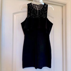 Adorable Black Express Romper with Lace! 🖤🖤